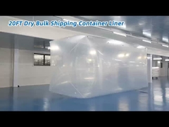 সাদা 500 কেজি বাল্ক তরল শিপিং কনটেইনার UV চিকিত্সা Flexitank 20ft কনটেইনার